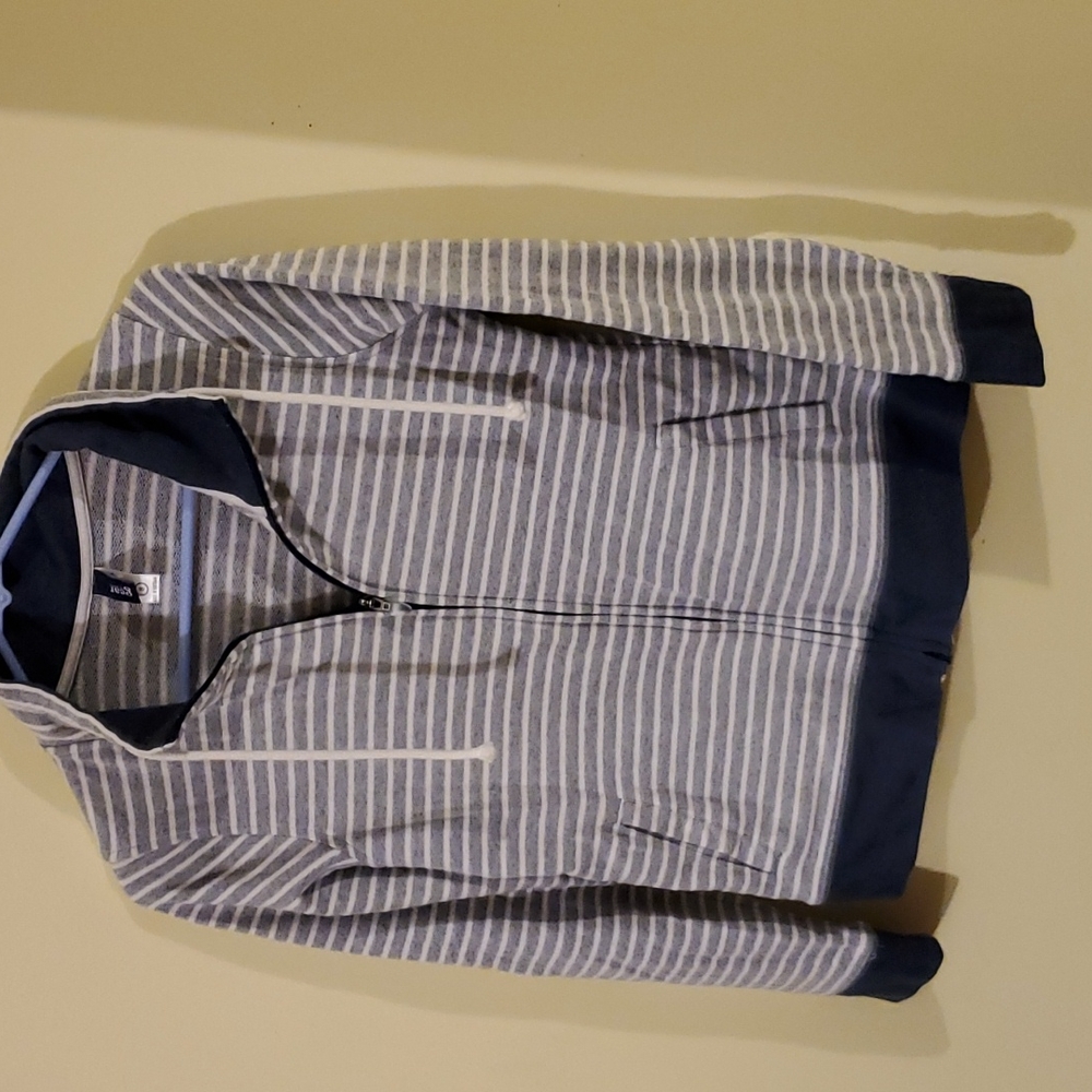 Striped Sport jacket Zip up Women Size Small by Gear